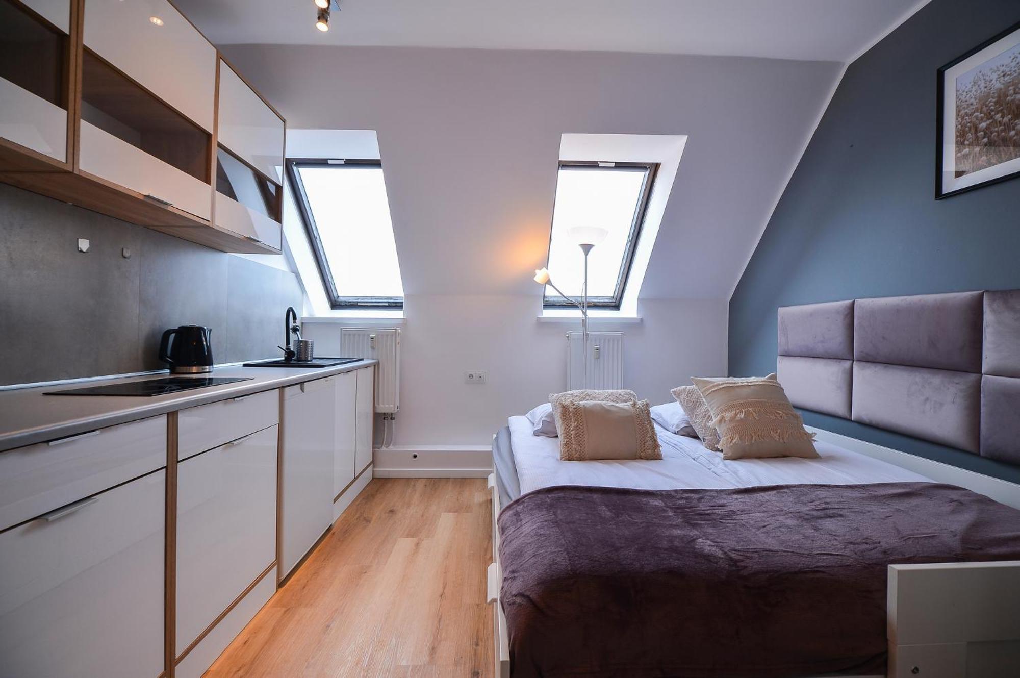 Citystay Brzezno 3 Min Do Plazy Apartmán